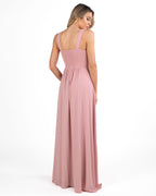 Berti Mode Collection - Abito lungo rosa cipria