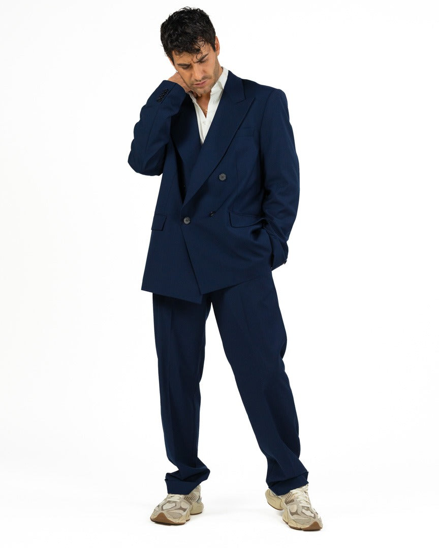 I'M BRIAN - Giacca doppiopetto blu