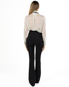Elisabetta Franchi - Pantaloni in crêpe