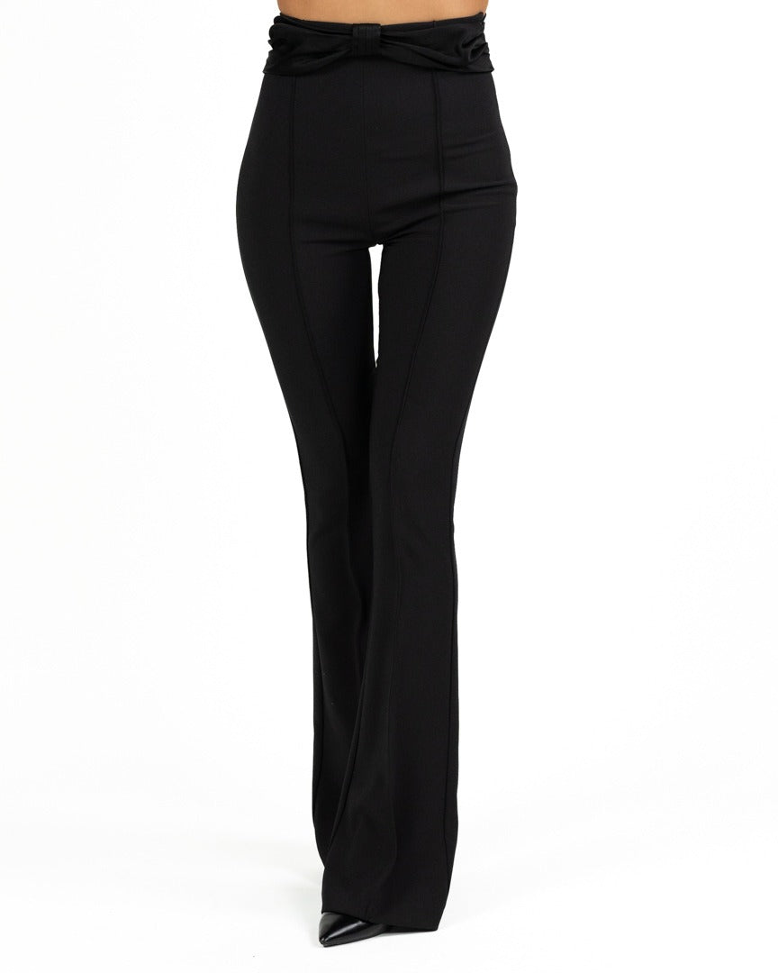 Elisabetta Franchi - Pantaloni in crêpe