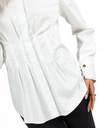 Elisabetta Franchi - camicia in raso di cotone