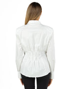 Elisabetta Franchi - camicia in raso di cotone