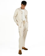 Over/D - Pantalone beige
