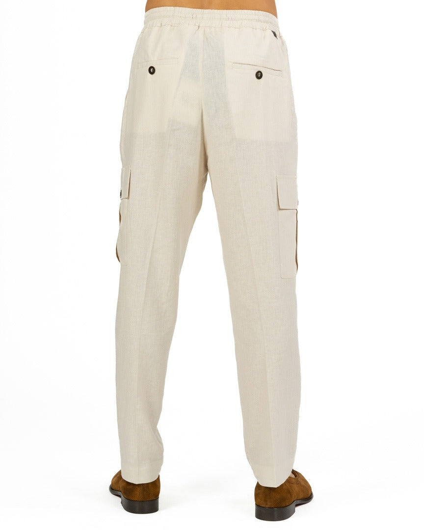 Over/D - Pantalone beige