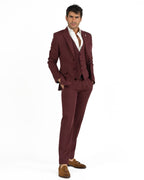 Langella - Completo tre pezzi bordeaux