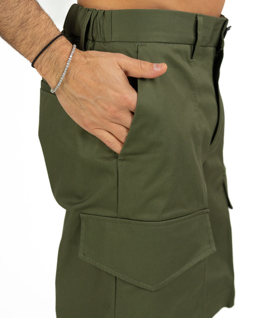 Over/D - Pantalone cargo militare
