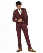 Langella - Completo tre pezzi bordeaux