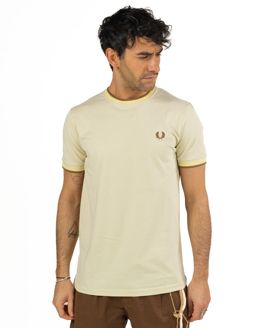 Fred Perry - T-shirt beige