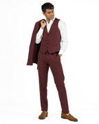 Langella - Completo tre pezzi bordeaux