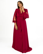 Berti Mode Collection - Abito manica lunga rosso