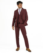 Langella - Completo tre pezzi bordeaux