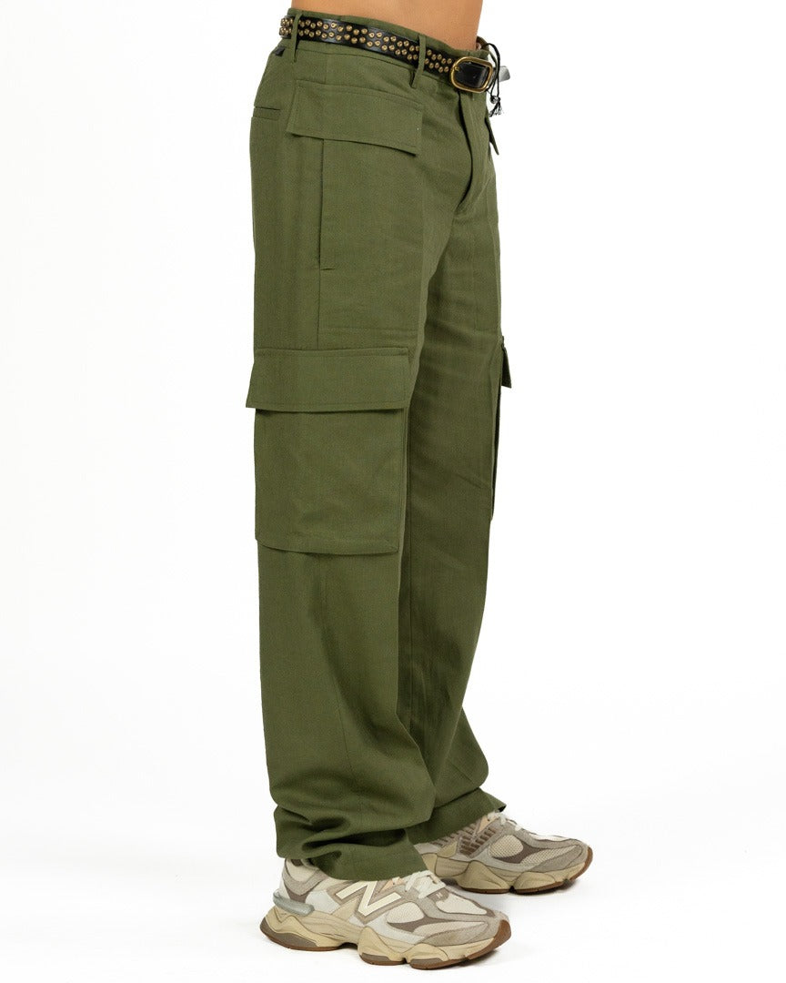 Over/D - Pantalone cargos militare