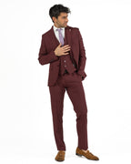 Langella - Completo tre pezzi bordeaux