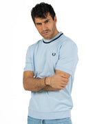 Fred Perry - T-shirt pique grigio