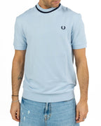 Fred Perry - T-shirt pique grigio