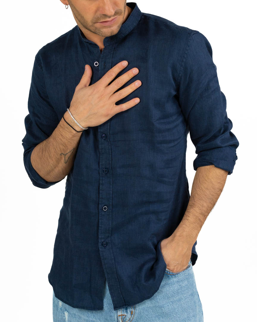 At.p.co- Camicia blu navy