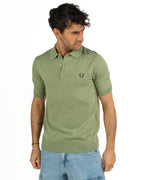 Fred Perry - t-shirt towelling oliva