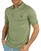 Fred Perry - t-shirt towelling oliva