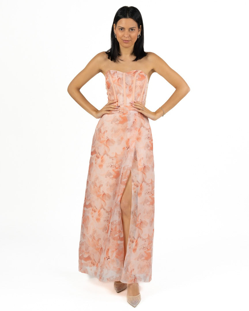 Hanita - abito rosa floreale