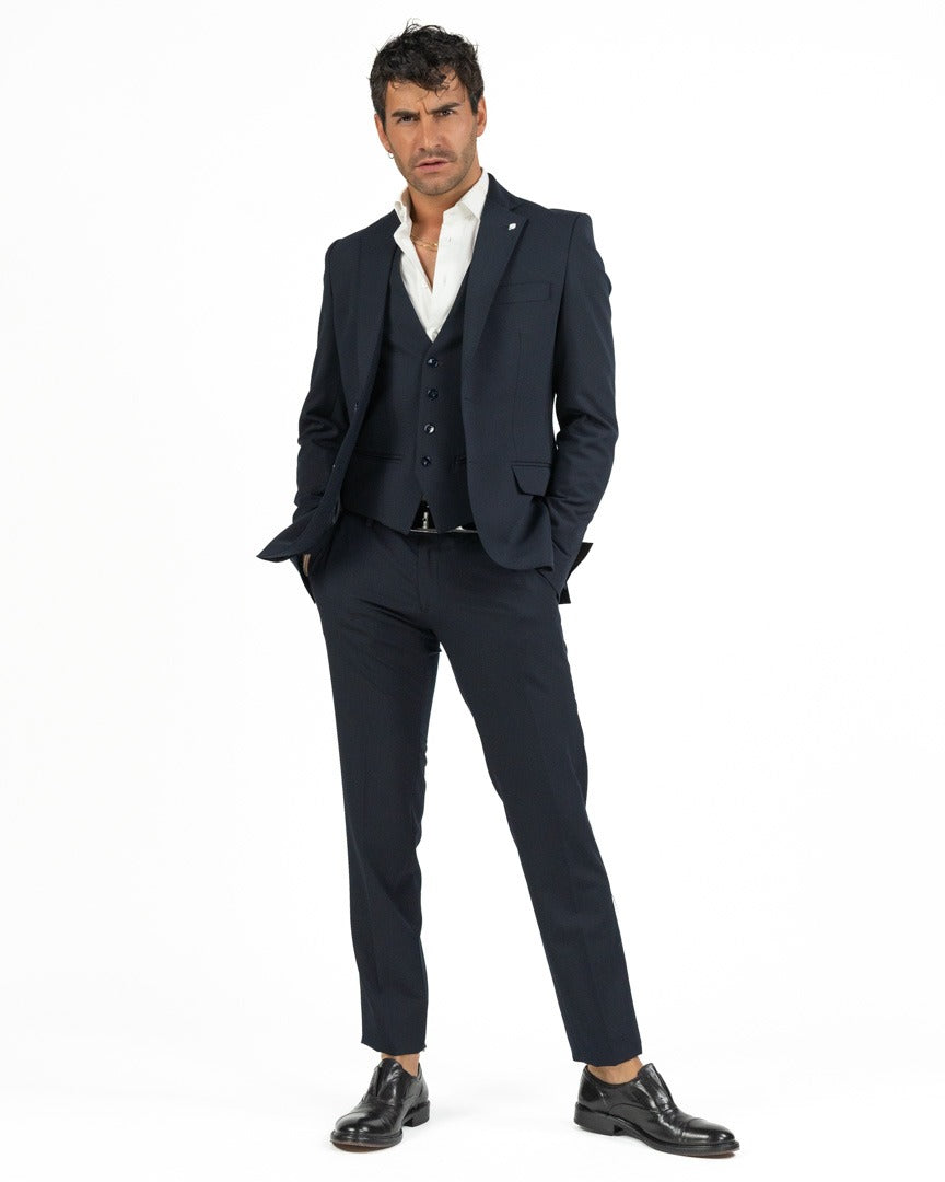 Langella - abito tre pezzi blu