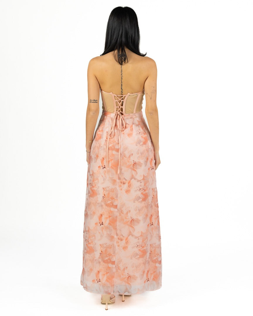 Hanita - abito rosa floreale