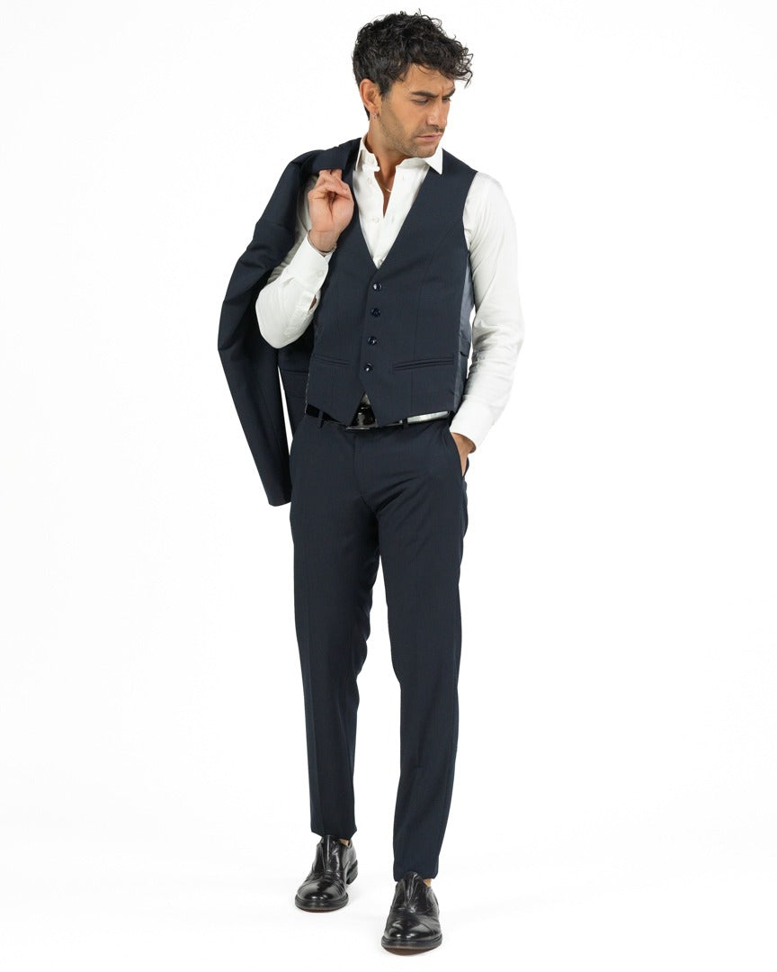 Langella - abito tre pezzi blu