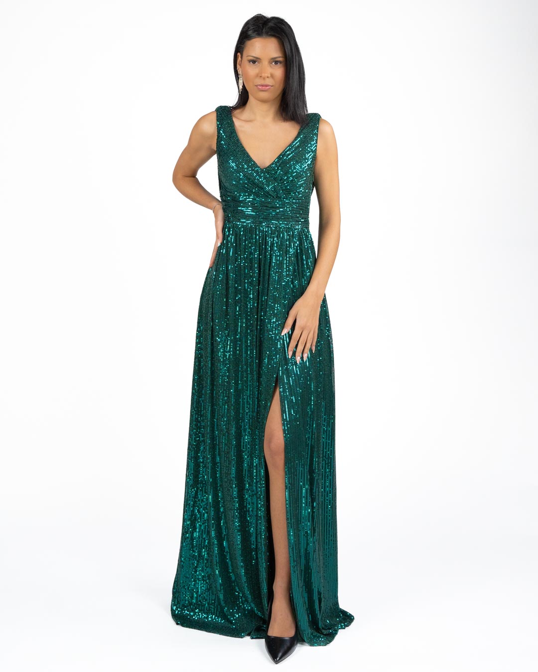 Berti Mode Collection - Abito Cerimonia Verde