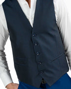 BERTI Mode Collection – Abito Blu con Gilet