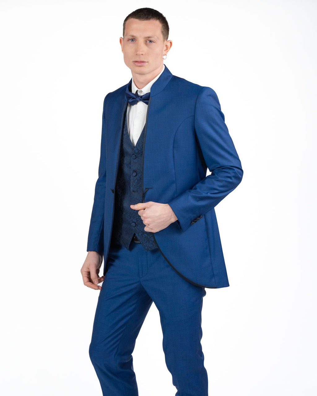 LEBOLE - Abito da Cerimonia con collo coreana