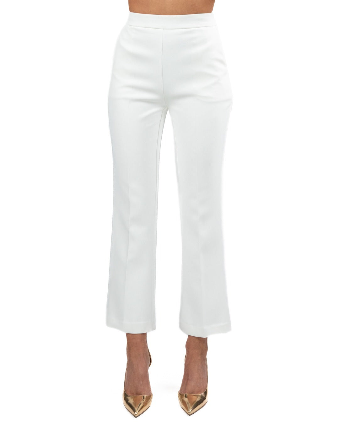 ELISABETTA FRANCHI - Pantalone Avorio