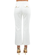 ELISABETTA FRANCHI - Pantalone Avorio