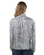 WEEKEND MAX MARA - Camicia twill pura seta in fantasia