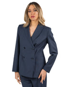 WEEKEND MAX MARA - Giacca pura lana vergine blu