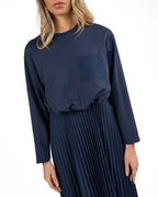 WEEKEND MAX MARA - Abito in Jersey Blu