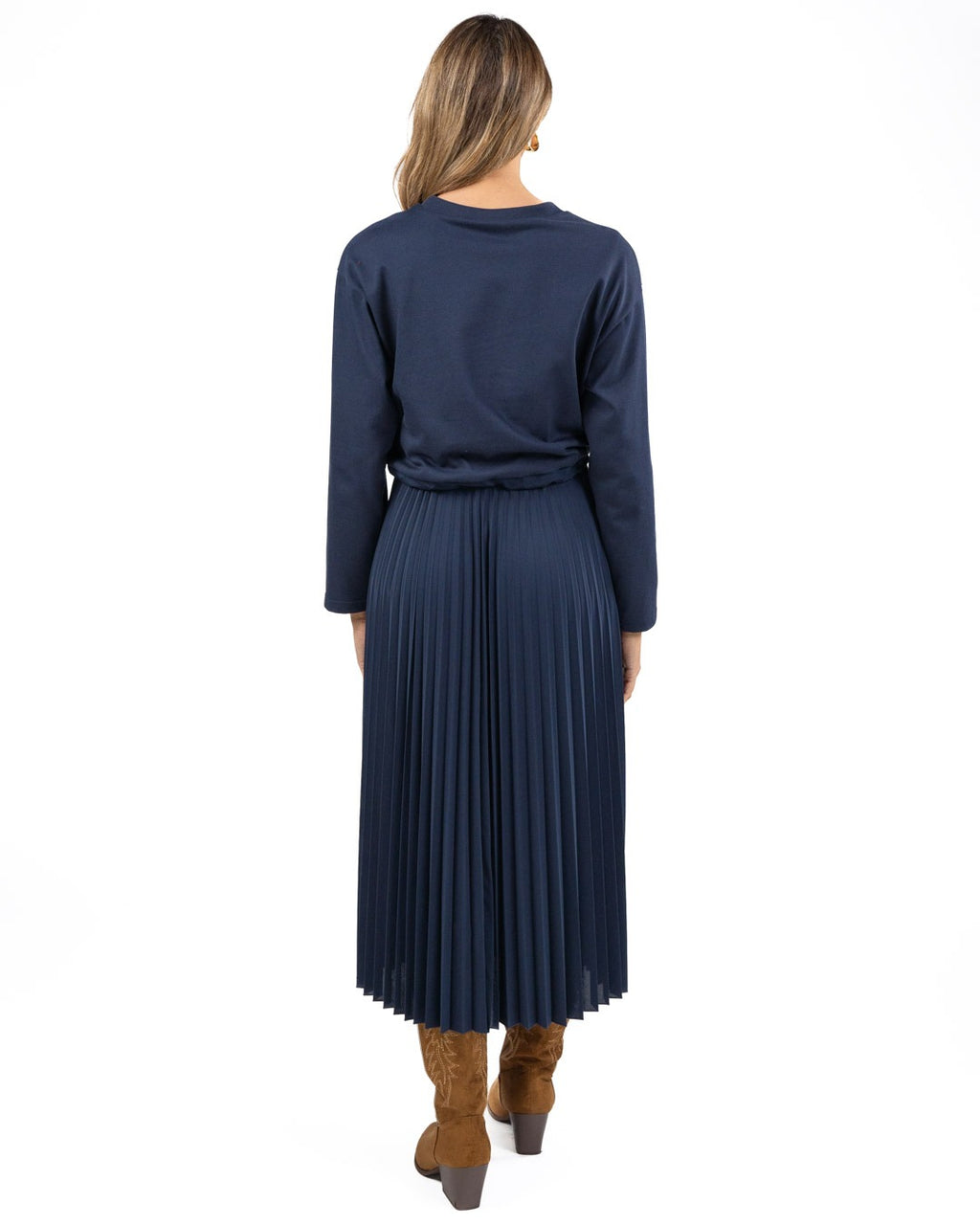 WEEKEND MAX MARA - Abito in Jersey Blu
