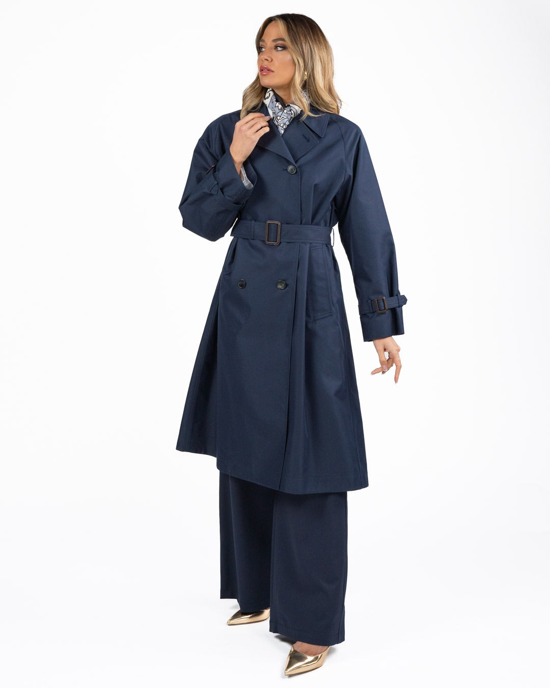 WEEKEND - Impermeabile gabardin Blu