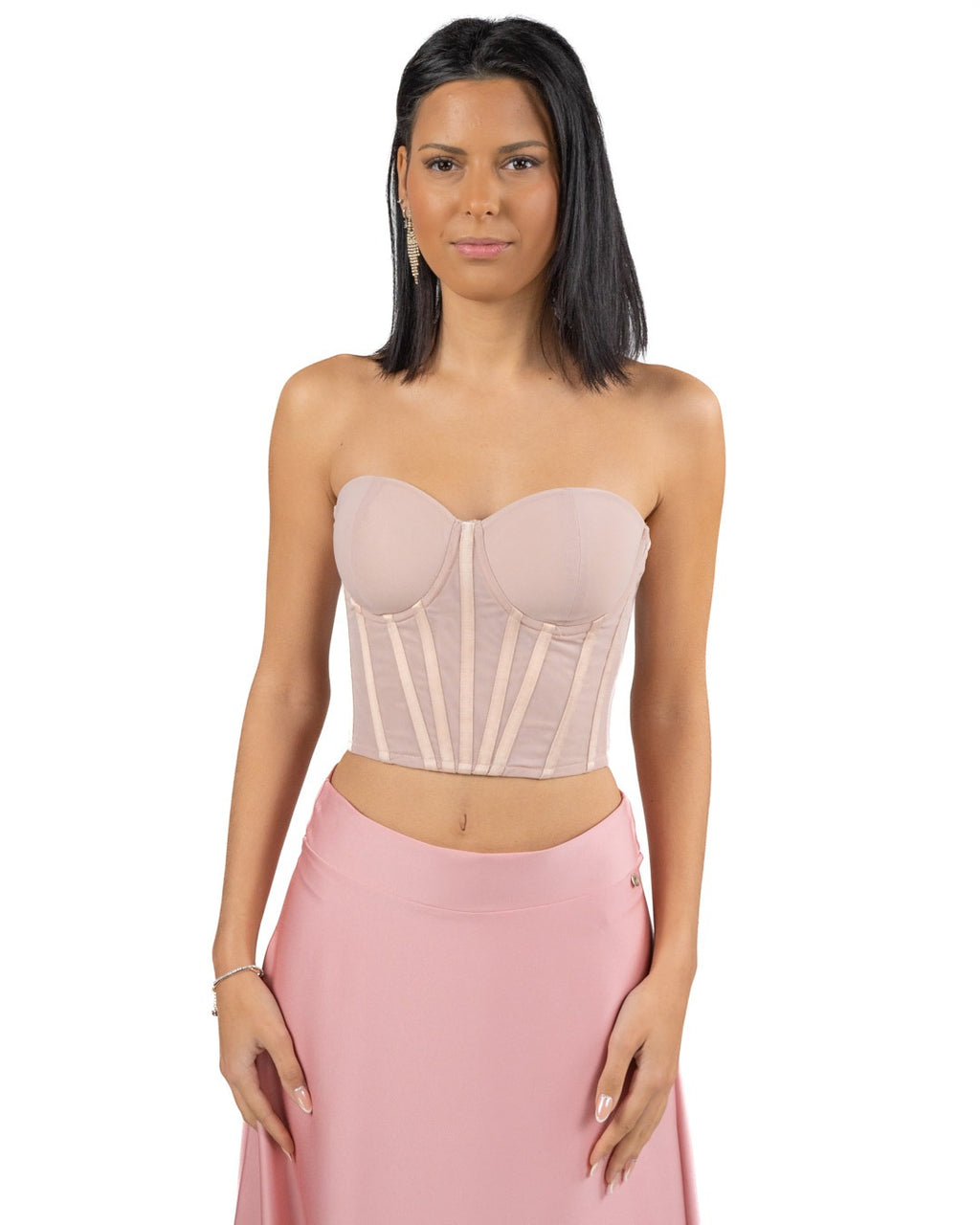 BERTI MODE COLLECTION - Bustier Rosa