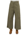 WEEKEND MAX MARA - Pantalone canvas kaki