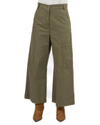WEEKEND MAX MARA - Pantalone canvas kaki