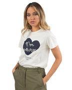 WEEKEND MAX MARA - T-shirt jersey di cotone avorio