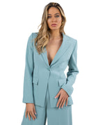 TWINSET - Giacca sfiancata con tasche carta da zucchero