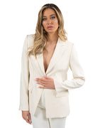 TWINSET - Giacca sfiancata con tasche madreperla