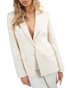 TWINSET - Giacca sfiancata con tasche madreperla