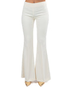 TWINSET - Pantalone flared madreperla