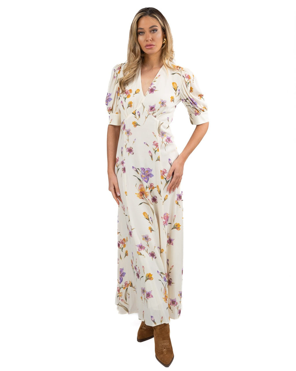 TWINSET - Vestito longuette floreale