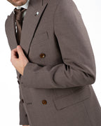 LANGELLA - Abito Doppio petto Cioccolato