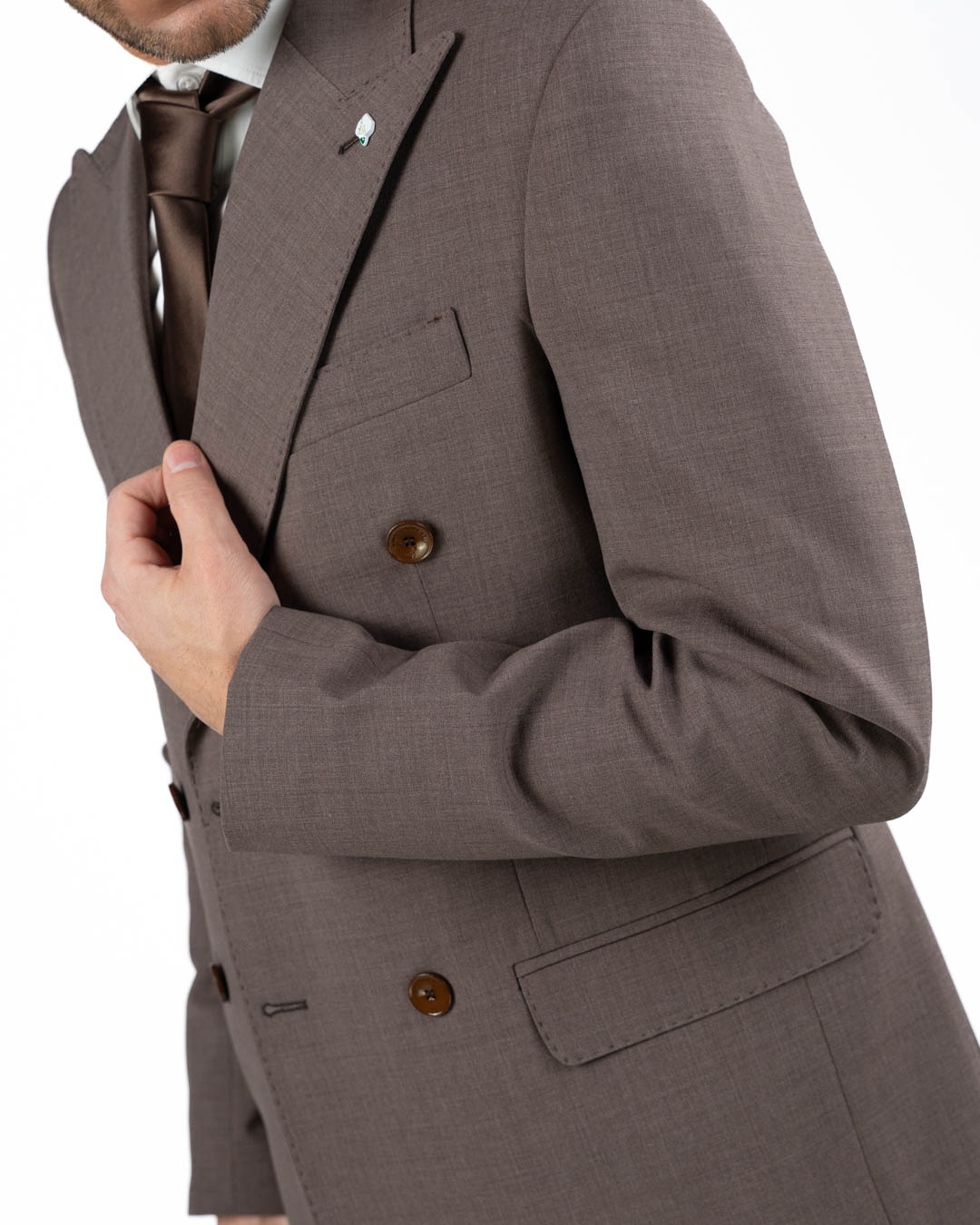 LANGELLA - Abito Doppio petto Cioccolato