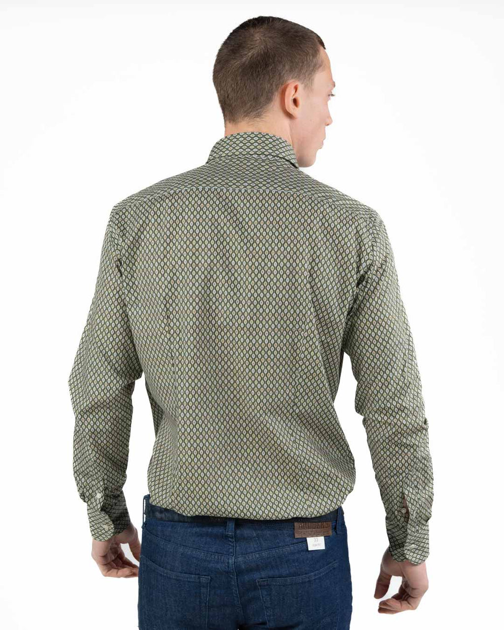 BOTTEGA ARTIGIANA - Camicia Fantasia Verde