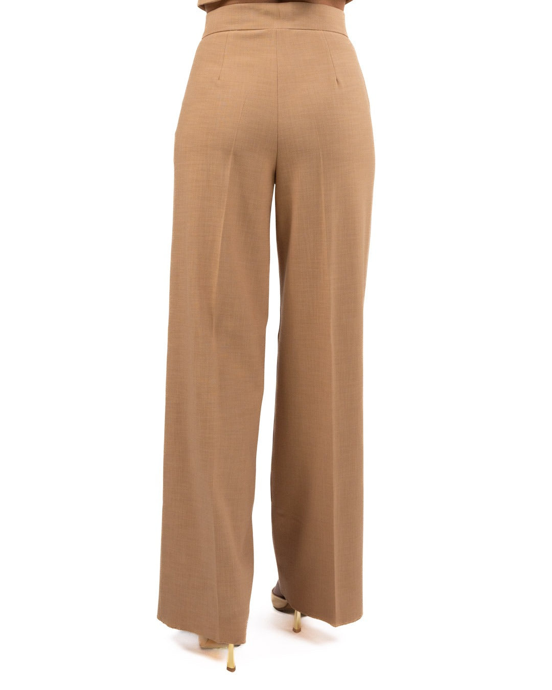 MARELLA - Completo gilet e pantalone tinta tabacco