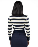 PENNYBLACK - Maglia a righe bianca e blu